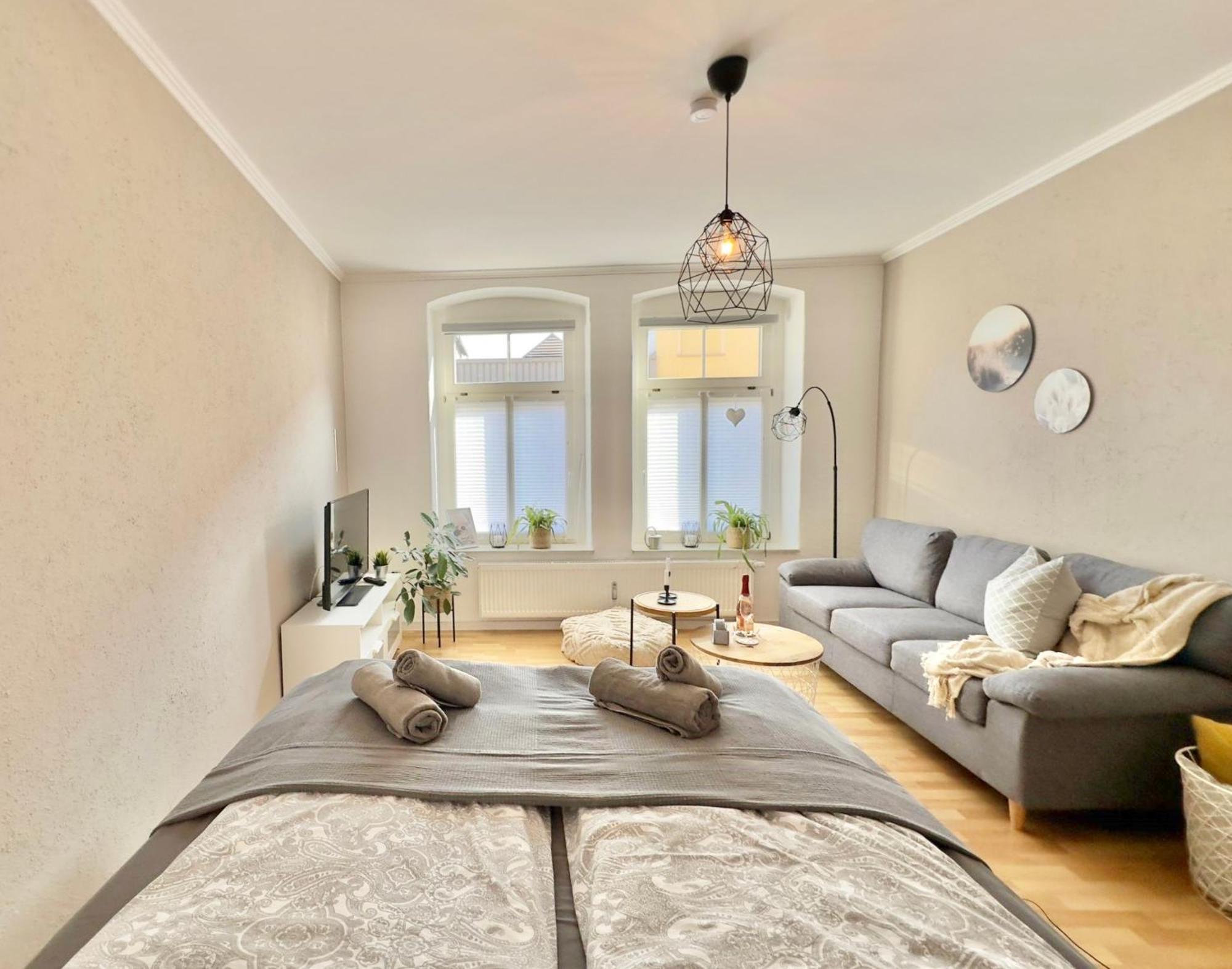 Appartement "Stadtgefluester" Im Zentrum, Inkl Stellplatz, 2 Betten, Babybett, Balkon, Gratis Kaffee Und Tee, Wlan Bautzen Bagian luar foto