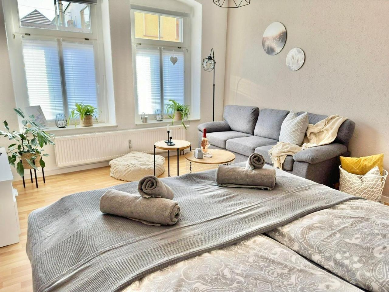 Appartement "Stadtgefluester" Im Zentrum, Inkl Stellplatz, 2 Betten, Babybett, Balkon, Gratis Kaffee Und Tee, Wlan Bautzen Bagian luar foto